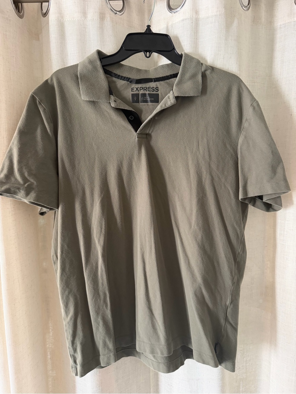 Express Men’s Olive Polo Shirt